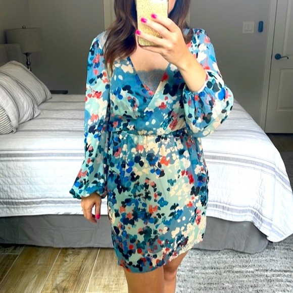 BCBG Floral Mini Dress size XS - Picture 1 of 4